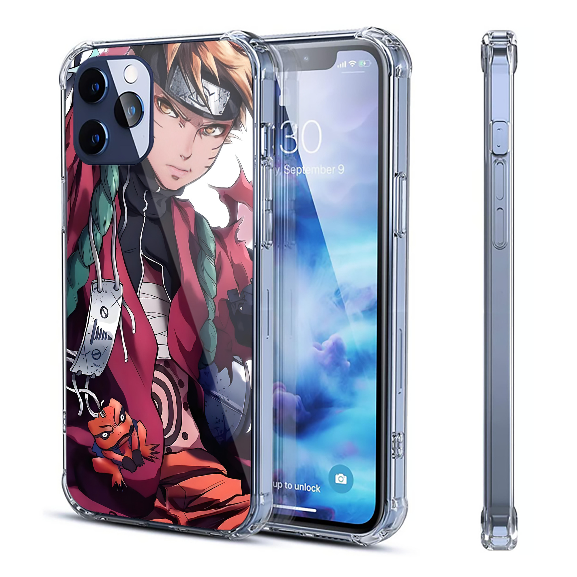（画像用） NARUTO -ナルト- NARUTO -ナルト- 疾風伝 【iPhone 12シリーズ対応】透明スマホケース（クリアソフトケース）